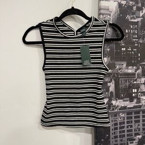 NWT Wild Fable Target Womens Size Small Open Back Ribbed Tank Top